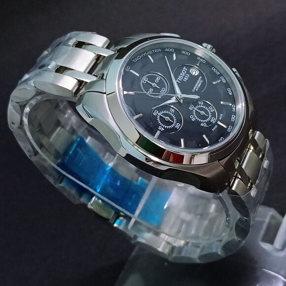 New Stock - Tissot Tachymeter Chronograph Men's Swiss Quartz 44mm Wristwatch - Picture 4 of 9